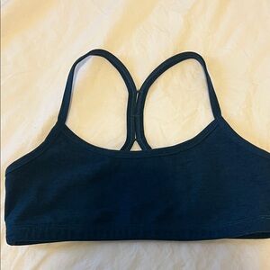 Beyond Yoga Spacedye Slim Racerback Bra Blue Gem Heather size Small